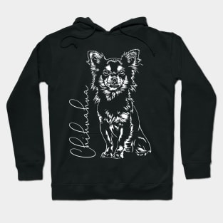 Cute Chihuahua dog Portrait Hoodie